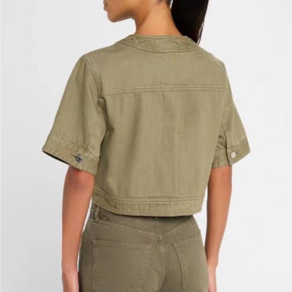 Veronica beard Elias short sleeve denim jacket - new with tags - Picture 2 of 6